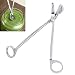 xlpace Silver Stainless Steel Candle Wick Trimmer Oil Lamp Scissor Cutter Snuffers