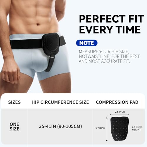 Faja de Soporte para Hernia Inguinal Ajustable Unisex miniatura 6