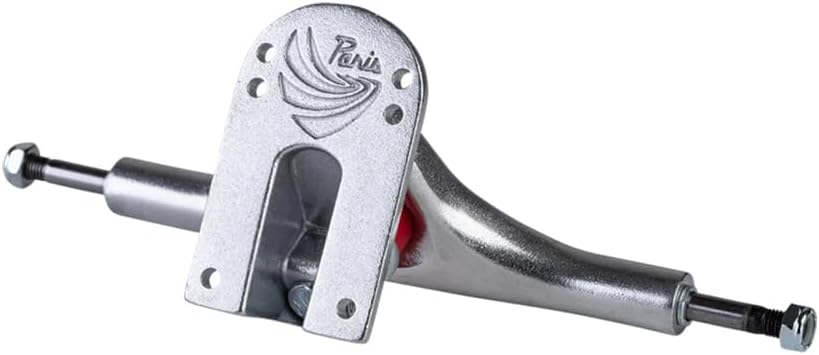 TGM Skateboards Premium Longboard Upgrade Kit with Paris Trucks, Wheels, Hardware, and ABEC 7 Bearings Kit - V2 180 Raw + Bigfoot 76mm 80A Black