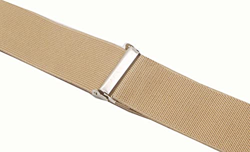 Image of Adjustable Elastic Suspenders for Men's and Women's with X Back Suspenders for Casual & Formal