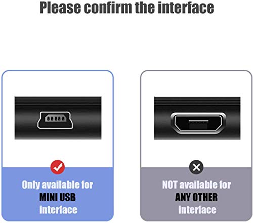 Image of 5 Pin Mini USB Cable (35 CM) USB 2.0 Type A to Mini B Cable Compatible with GoPro Hero 3+, PS3 Controller, MP3 Player, Digital Camera (White)