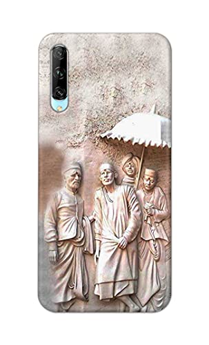 Image of Printed Hard Back Cover Case for Honor 9X Pro | Huawei Y9s Back Cover (Sai Baba) -1803