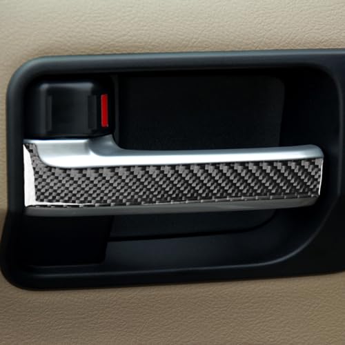 Car Interior Accessories Interior Door Bowl Puller Sticker Carbon Fiber Trim Sticker Compatible with Toyota Tundra 2007 2008 2009 2010 2011 2012 2013