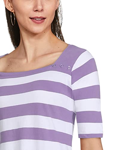 Image of Max Women's Striped Square Neck T-Shirt