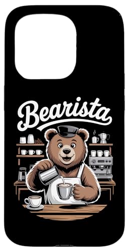 Bearista Bear Funny Coffee �X�}�z�P�[�X iPhone 15 Pro �p