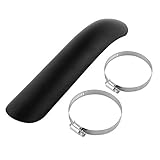 VGEBY Auspuffrohr, thermisches Schild, Hitzeschutzabdeckung, für Motorrad, Schalldämpfer, Hitzeschutz, für Honda, Suzuki, Kawasaki, Harley (Farbe: