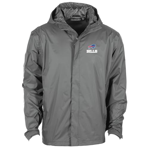 Image of Dunbrooke Men's NFL Tropic Waterproof Packable Full-Zip Hoodie Jacket