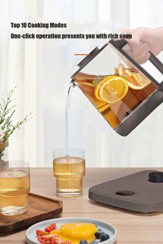 Tetera eléctrica de vidrio con control táctil y apagado automático miniatura 4