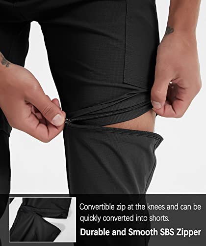 Image of Men's Hiking Pants Convertible Zip Off Lightweight Waterproof Quick Dry Outdoor Fishing Travel Safari Camping