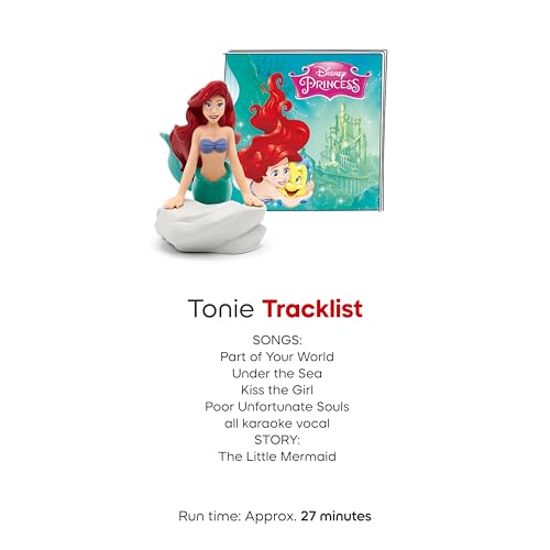 Image of Toniebox 2 Audio Player Disney Princess Bundle for Kids 3+ with Ariel, Moana, Merida, and Belle - Cloud Pink