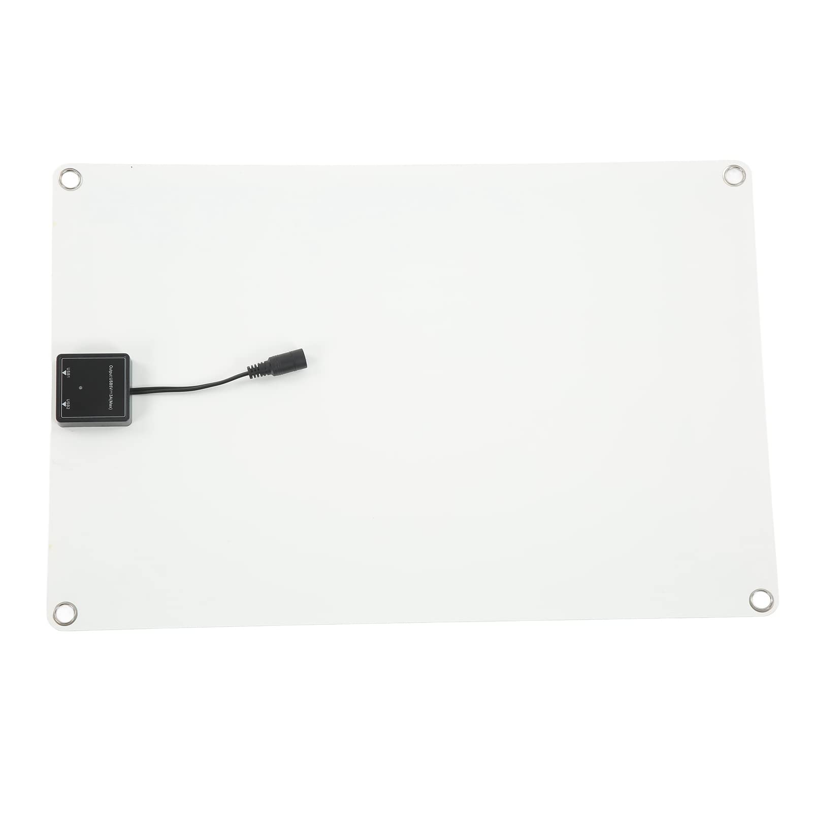 KIT DE PANNEAU SOLAIRE À TAUX DE CONVERSION ÉLEVÉ 20W 5V POUR RANDONNÉE CAMPING DOUBLE SORTIE USB