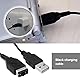 EMSea 2 x USB-Ladekabel, kompatibel mit Nintendo NDS/Gameboy Advance SP, USB-Ladekabel, Bleizubehör, Schwarz