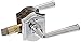 Baldwin PSFEDTAR260 Reserve Passage Federal with Traditional Arch Rose, Bright Chrome Finish