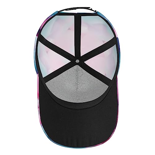 Casquette de baseball Haunted Mansions KoNsev rose délavée avec trou queue de cheval - 7