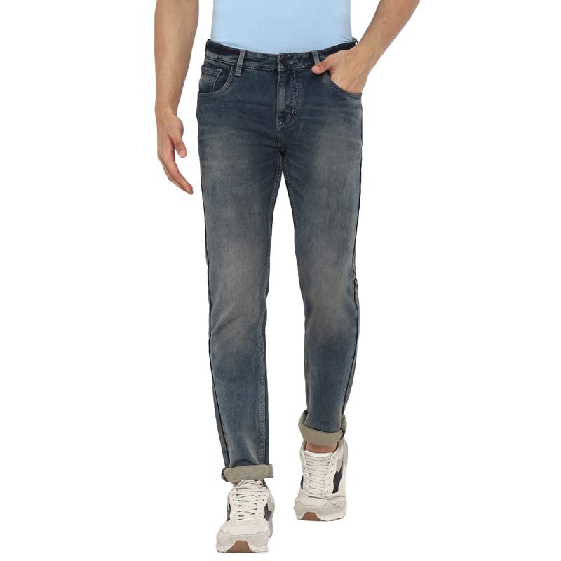 turtle Men Blue Narrow Fit Jeans||Men's Jeans||Men's Denim||Stretchable Jeans-picture-42