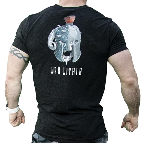 T-shirt de gym graphique War Within pour haltérophilie