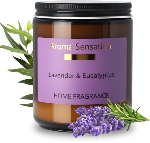 Lavendel Duftkerze im Glas, Kerze Duft Geschenk für Frauen Freundin, Scented...