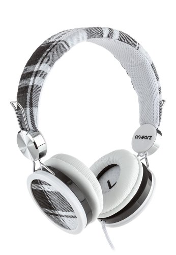 Casque ON.EARZ WATI B TARTAN BLANC idéal pour vos trajets quotidiens en musique
