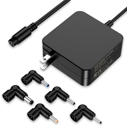 Image of 65W 45W Laptop Charger Compatible with ASUS Vivobook 14 15 17 Charger | Compatible with Flip 14 15 S13 S14 S15 Go 12 14 15 Fast Power Adapter Replacement with 5 Round Connectors