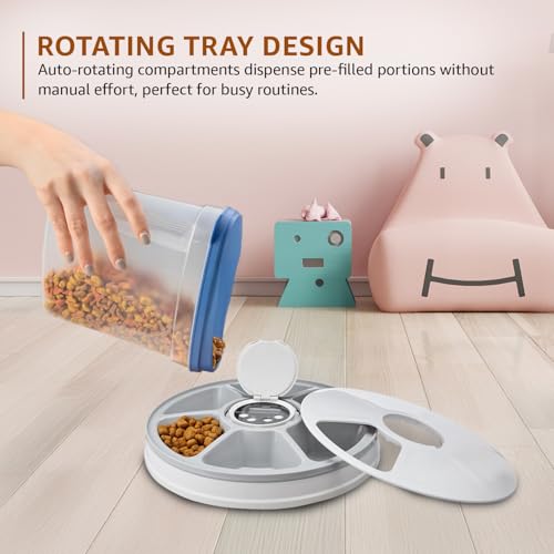 Amazon Basics 6-Meal Tray Feeder - Image 5 of 5