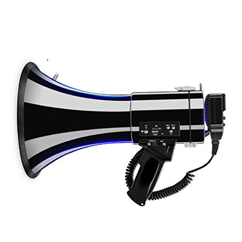 Zixin Hand Megaphon, tragbare Außenlautsprecher, 50W hohe Leistung, Unterstützung USB/TF-Wiedergabe, geeignet for Campus Rundfunk, Supermarkt, szenische Führung