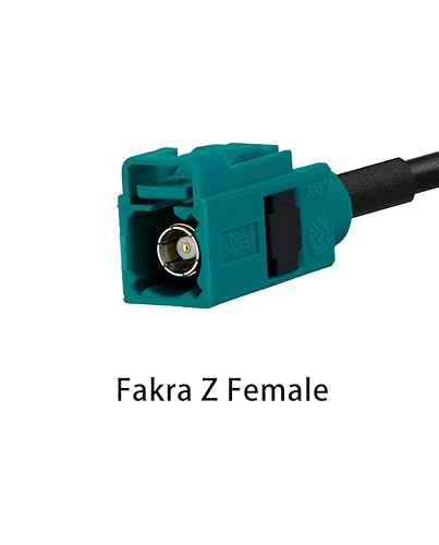 Miniatura 3 de POBADY Fakra Z Cable Fakra Z hembra a Fakra Z hembra RF cable coaxial 3.3 pies3.3 ft Fakra Z hembra vehículo antena cable de extensión RG174 para