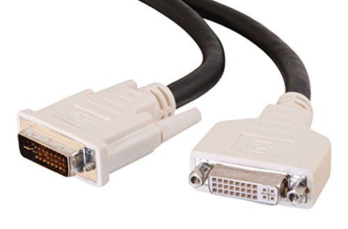 Cable DVI-I de 2 metros Cables To Go 81184 macho a macho para monitor negro