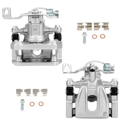 Image of SCITOO 18B4946 18B4947 Rear Left & Right Disc Brake Calipers Assembly w /Bracket For Ford For Five Hundred /For Freestyle /For Taurus /For Taurus X,For Mercury For Montego /For Sable