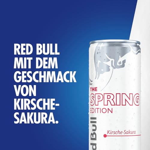 Red Bull Energy Drink Spring Edition, Kirsche-Sakura, 24 x 250ml EINWEG 2