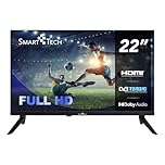 Smart Tech TV LED Full HD 22" (55 cm) 22FN01V Non Smart, HDMI, USB, Résolution: 1920 * 1080