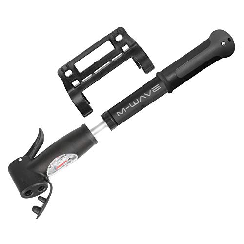 M-Wave Unisex Adult Double Shot B Mini Pump, Black, One Size