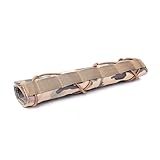 Xndsevo - Tactical Airsoft Suppressor Cover Durable 1000D Nylon with Hook & Loop Closure and Elastic Strap