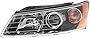 Evan Fischer Headlight Assembly Compatible with 2006-2008 Hyundai Sonata Halogen, Driver Side