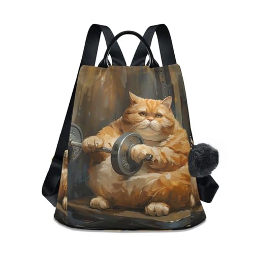 Mochila para mujer Fat Cat Gym para expresar tu lado más divertido y libre