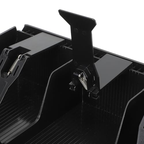 YARNOW Kassenbox mit 8 Fächern aus Acryl und Eisen Festes Pressdesign Schwarz für Drogerien und Supermärkte zur Sicheren Geldaufbewahrung – Bild 8