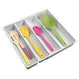 KLARE STRUKTUR: Mit einem Besteckkasteneinsatz wird die Organisation von Besteck zum Kinderspiel für die ganze Familie. Die verschiedenen Fächer ermöglichen eine übersichtliche Sortierung.