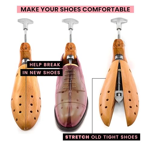 Houndsbay 4296-WM Bulldog Premium Professional 2-Way Wooden Shoe Stretcher For Women thumb #3