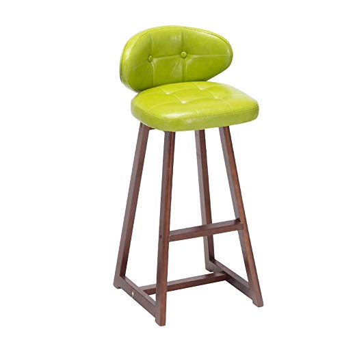 AT Taburetes de la Barra,Taburete de Madera de Estilo Europeo,Sillas de Inicio de Ocio,78Cm de Alto Durable / B5 / 40×42×98cm