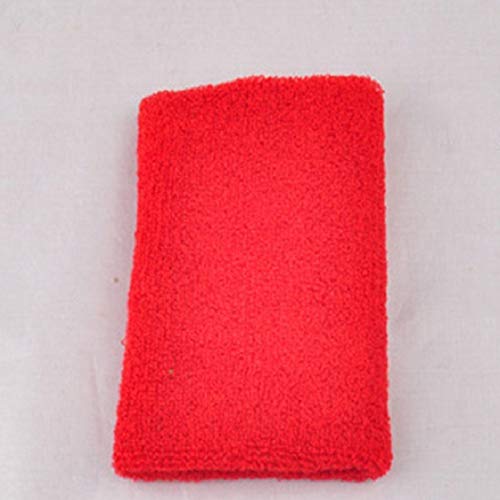 Image of Play2Fit 4 Wristband (2 Pair) Soft Sweatband for All Sport, Stretchable, Sweat Absorbent Supports Wrist Made in India (Fluora /Neon Orange, 5 Inch)