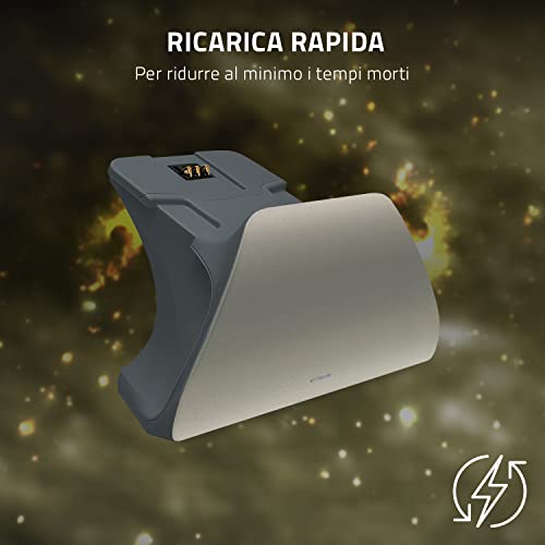 Base di Ricarica Rapida Universale per Xbox - Caricabatterie Rapido per controller Xbox (Ricarica Rapida, Compatibilità Universale, Sistema a Contatto Magnetica) Lunar Shift - Controller - Immagine 2