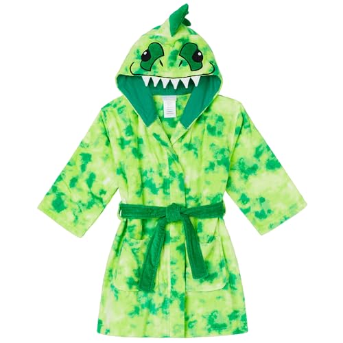 Image of Saint Eve Kids Hooded Terry Robe - Super Soft & Plush 100% Cotton Beach and Pool Fun Character Cover-Ups for Boys & Girls