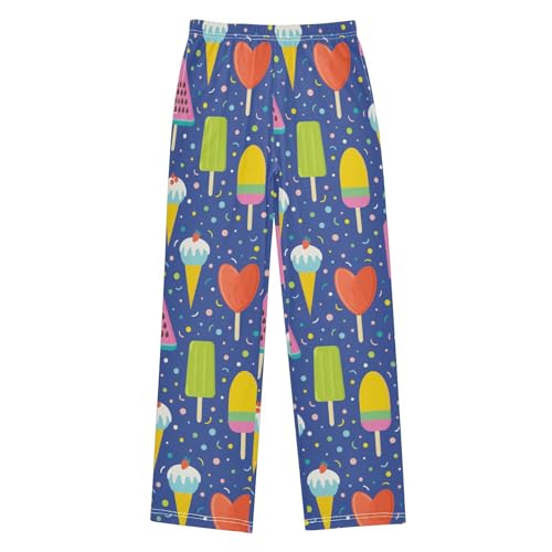 Ice Cream Popsicles Boys Pants for Kids Jogger Pants with Pockets S-XL