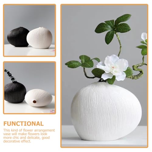 Vase en céramique blanc sans odeur pour protéger et embellir vos tables - 5