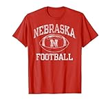 Nebraska Cornhuskers Football Intensity Vintage Red T-Shirt