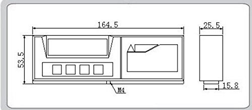 MeterTo 4201 Digital Gradienter, 4×90°measurement, Accuracy: 0.2°