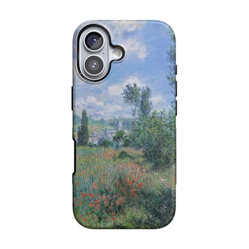 Coque iPhone 17 solide Casely Monet MagSafe contre les chutes libres