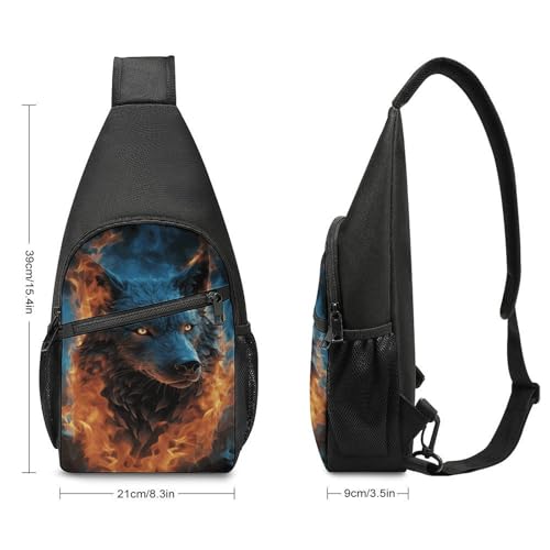 Morrales crossbody liviano para hiking y viaje NWTRJ miniatura 2