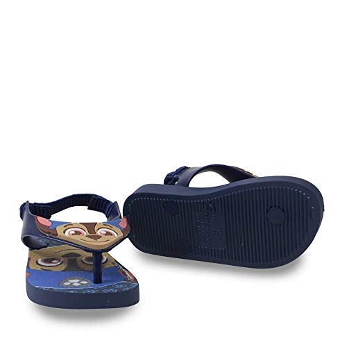 Slide Ipanema Patrulha Canina Baby Bebê Menino S: Azul/G: Azul/Bege 20/21