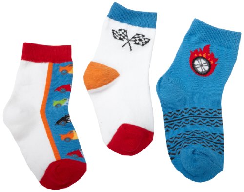 Jefferies Socks Boys 2-7 Speed Racer 3 Pack Triple Treat