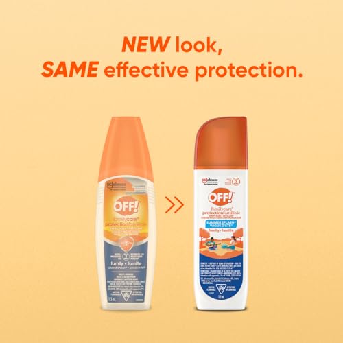 OFF! FamilyCare Insect and Mosquito Repellent, Bug Spray with 7% Deet, Ideal Camping, Hiking, and Hunting Essentials, Bug Repellent Safe for Clothing, Summer Scent, 175mL (Packagin image 4